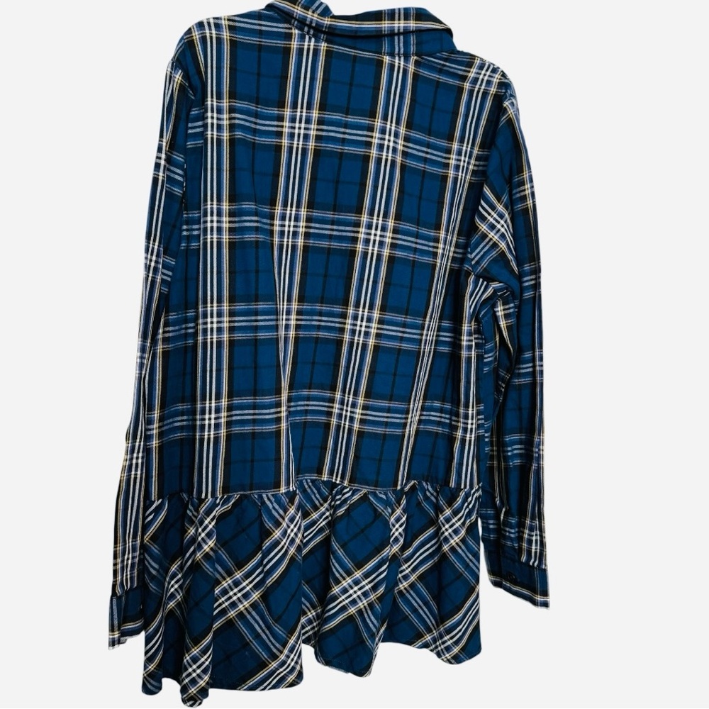 Joan River’s  Plaid Women's Top Size Medium - Picture 8 of 8